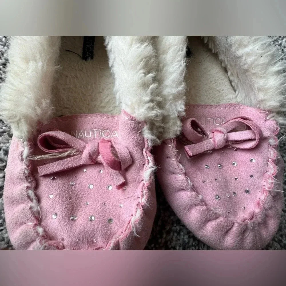 Nautica pink slippers